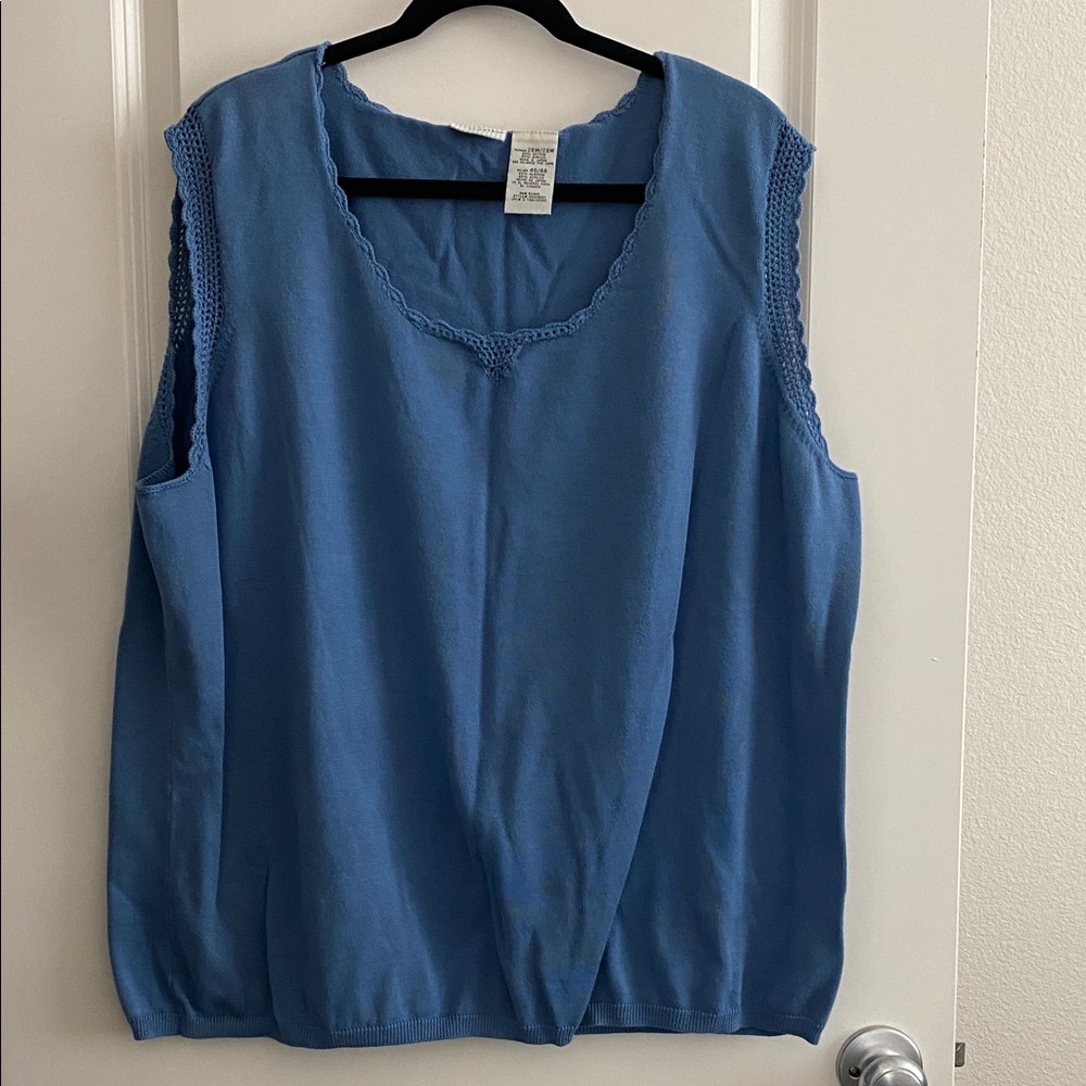 White Stag Blue Tank Top